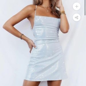 Sequin mini dress